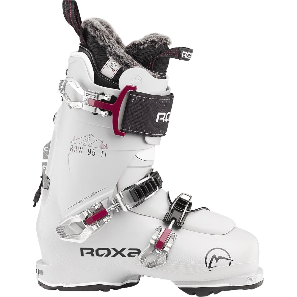 Image of Roxa R3W 95 Ti GW Alpine Touring Boot - 2023 Light Grey/Light Grey/Light Grey/White, 25.5