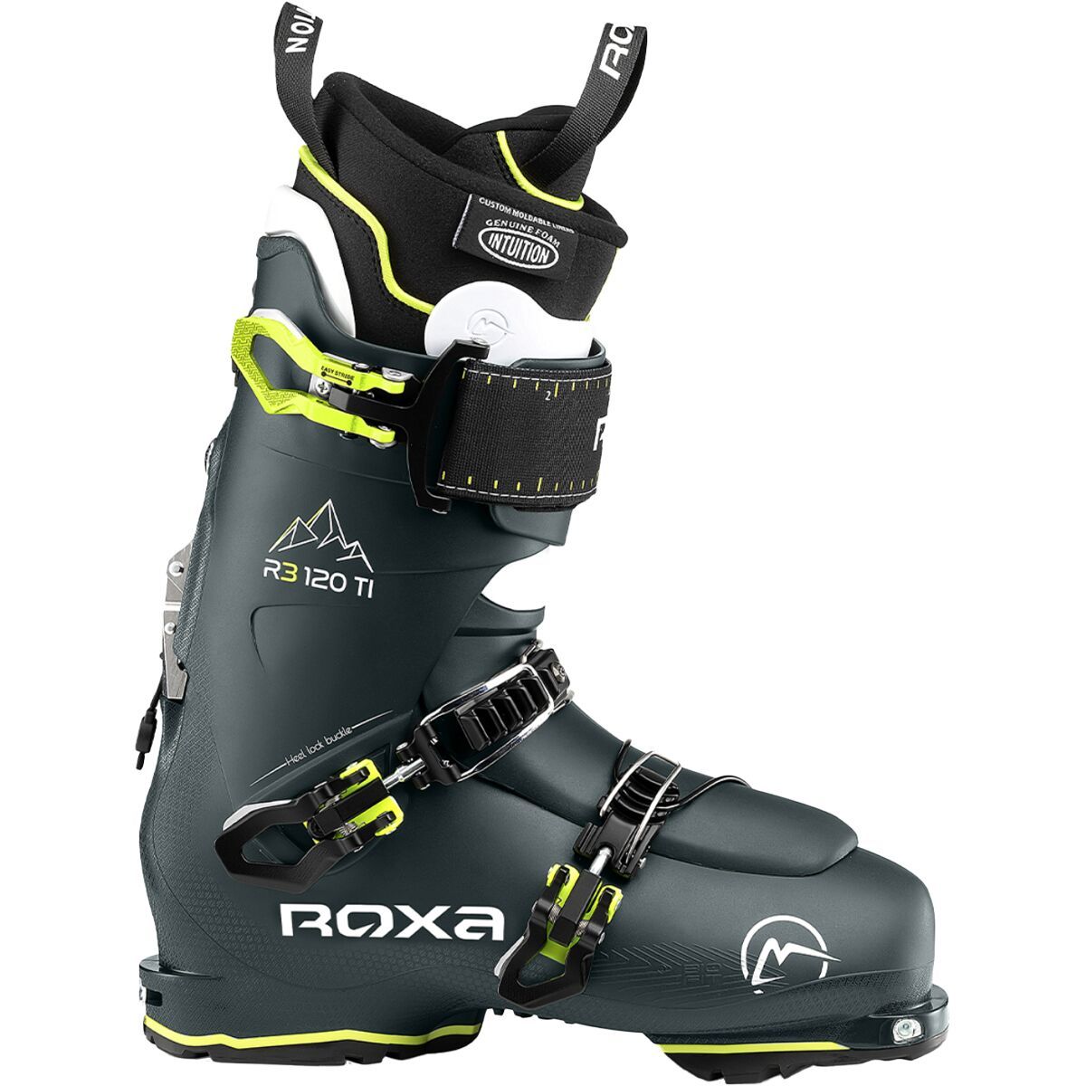 Roxa R3 120 Ti IR GW Alpine Touring Boot - 2024 Dark Green/White, 30.5