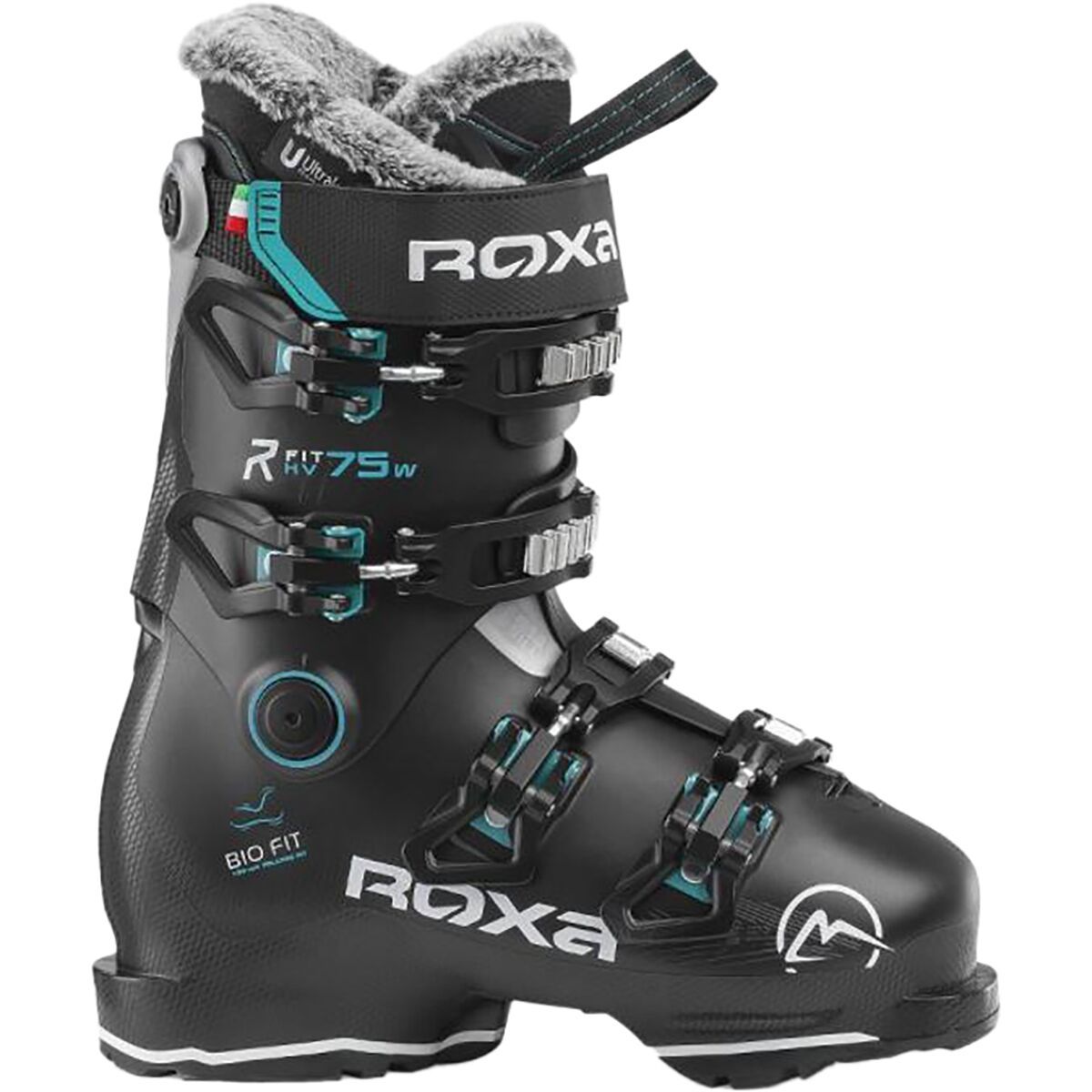 Image of Roxa R/Fit 75 W Gw Ski Boots - Women's 2025 Black/Black/Acqua, 24.5