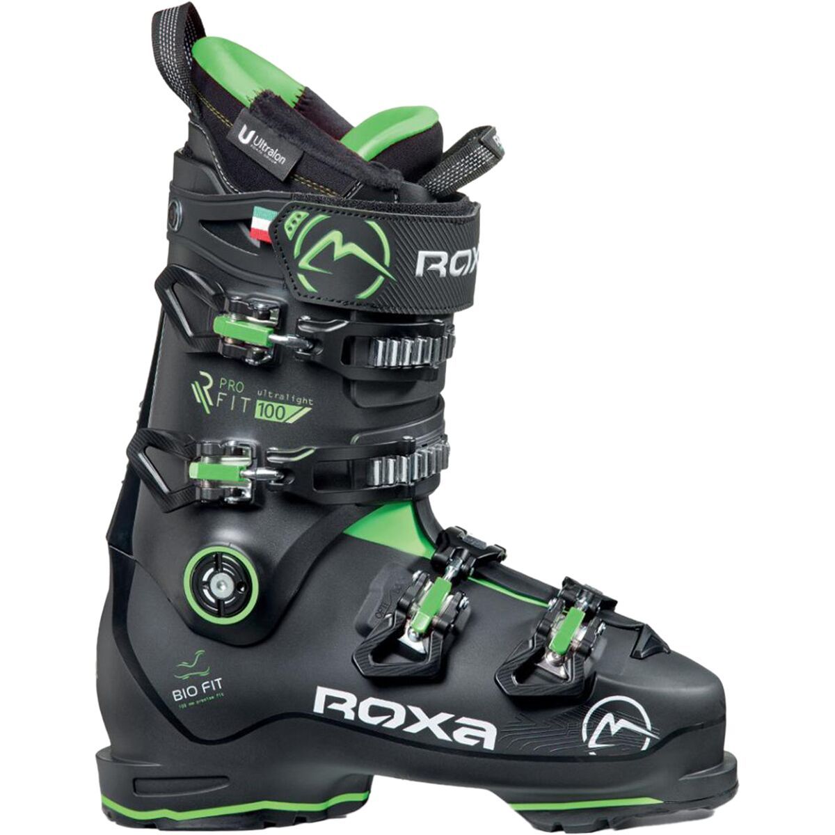 Roxa R/Fit Pro 100 Gw Ski Boots 2023 Black/Green, 24.5
