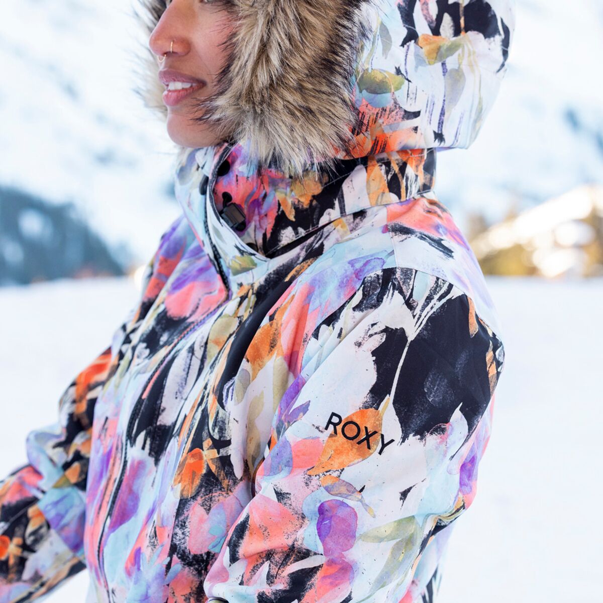 送料無料 新品 ROXY JET SKI JK＆SYMBOL SKI PT L Roxy Jet Ski Insulated Jacket - Women's - Clothing