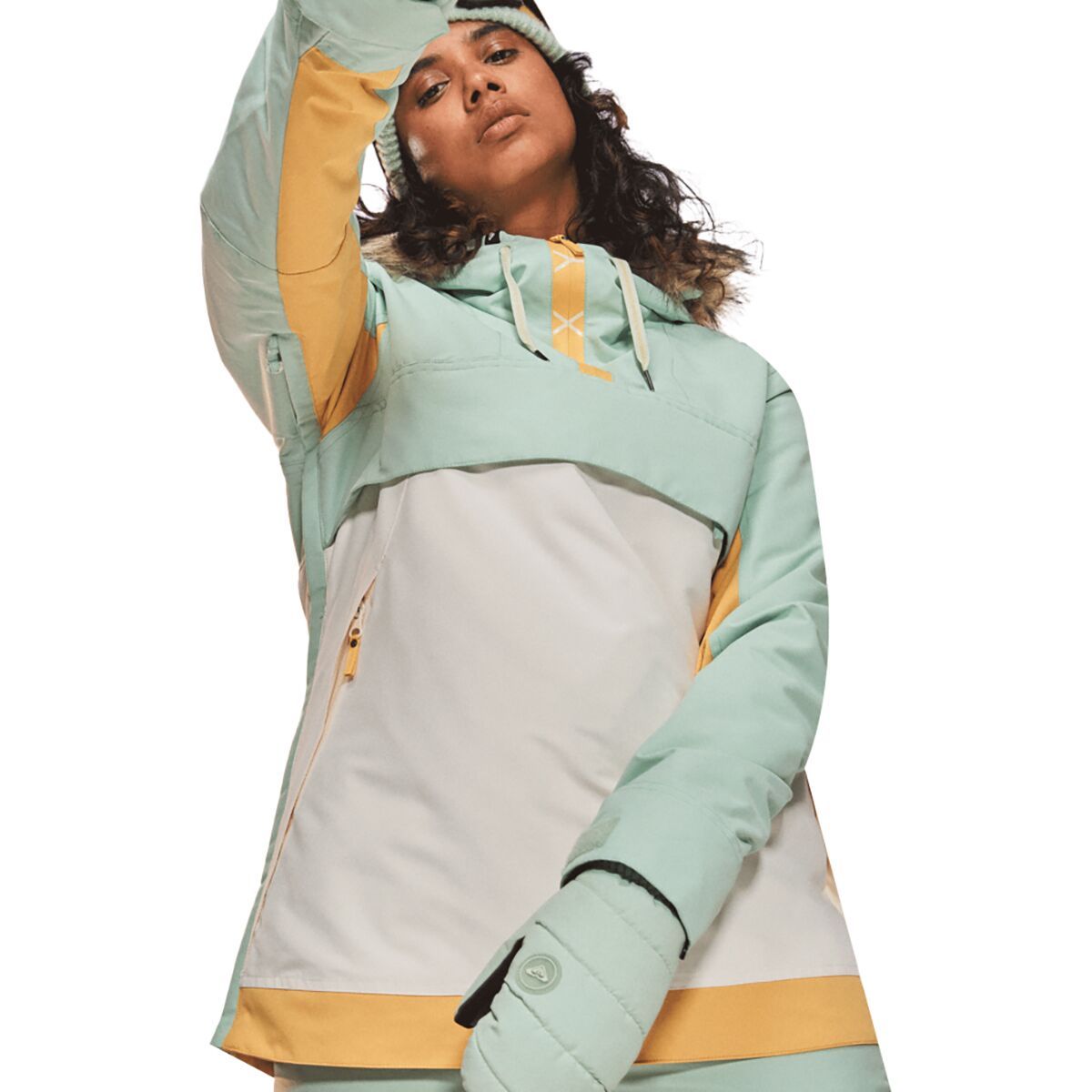 Image of Roxy Shelter Snow Jacket - Women's Cameo Green, XL
