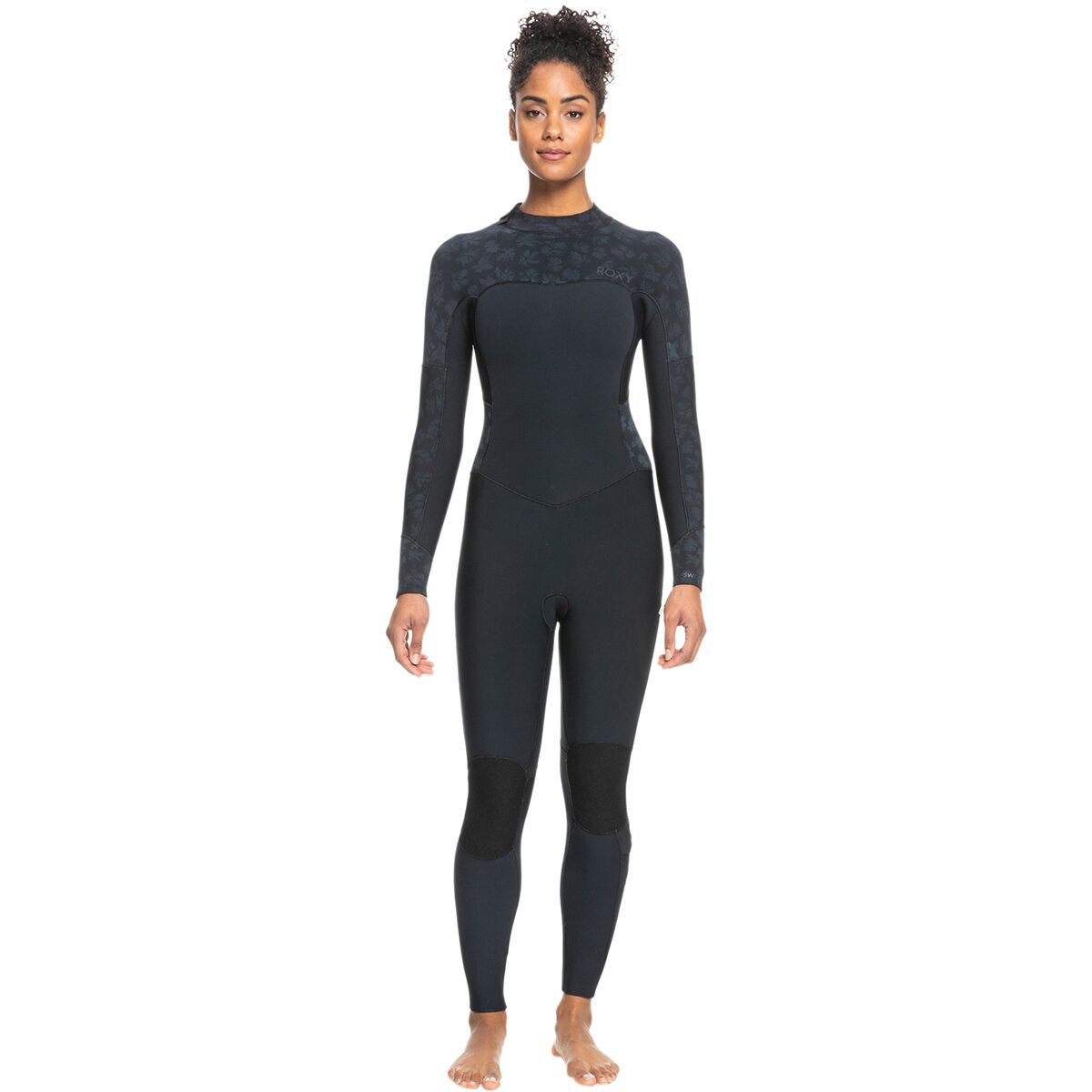 Image of Roxy 4/3mm Swell Series Back-Zip GBS Wetsuit - Women's Black, 4
