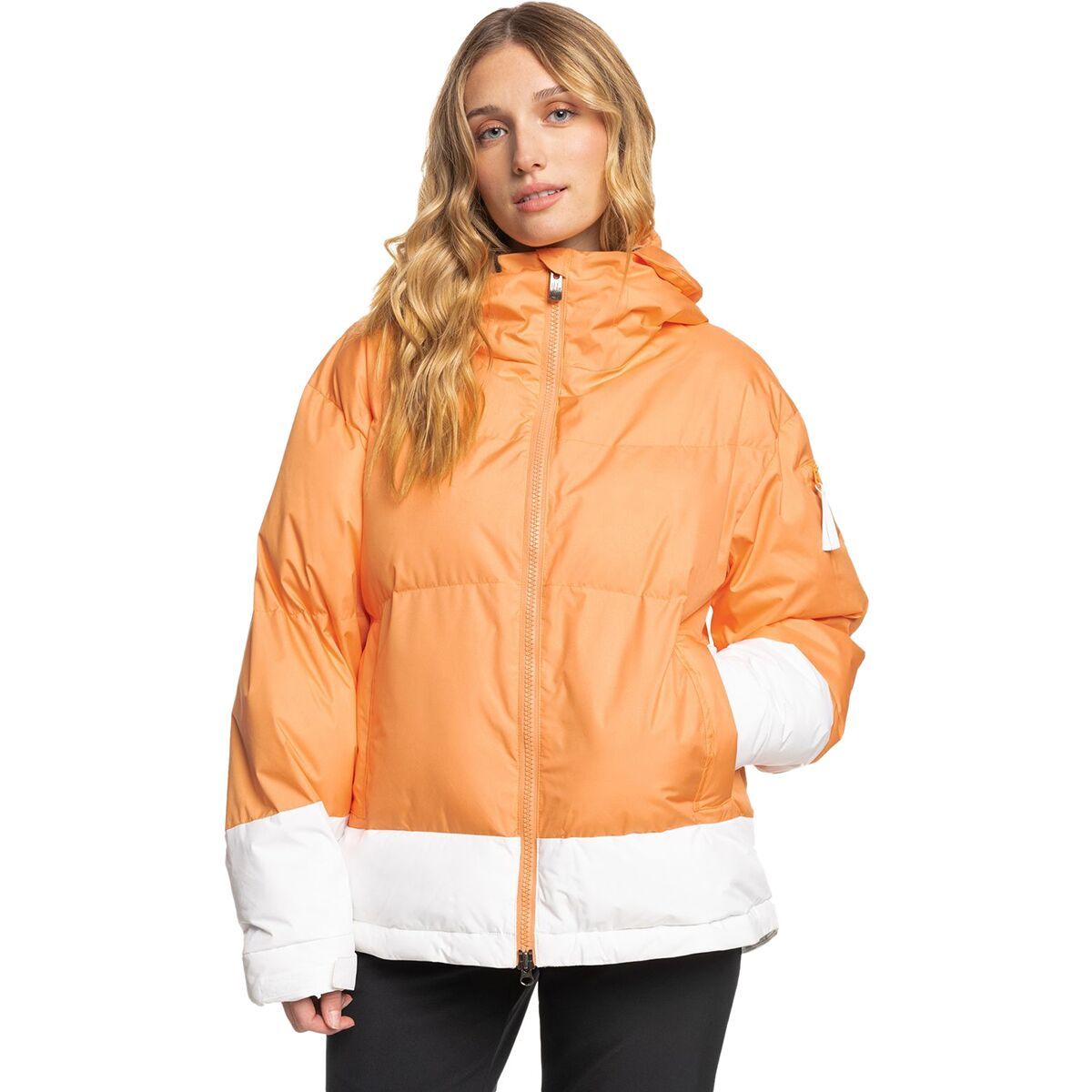 Image of Roxy Chloe Kim Puffy Snow Jacket - Women's Mock Orange, S