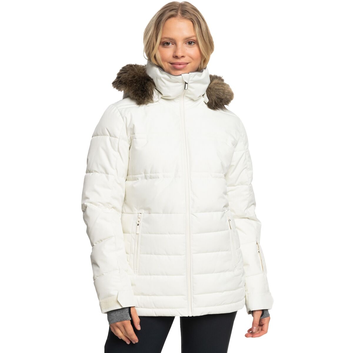 Image of Roxy Quinn Snow Jacket - Women's Egret, M