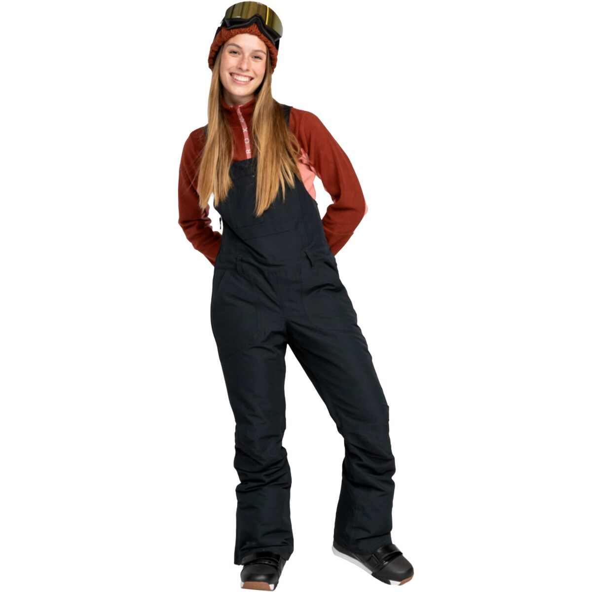 Roxy Rideout Snow Bib - Women's True Black, L