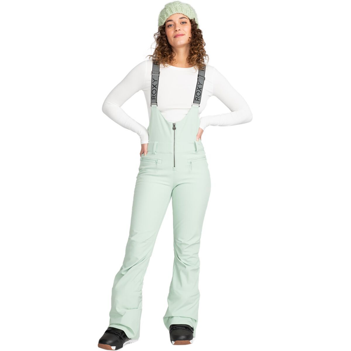 Roxy Summit Snow Bib - Women's Cameo Green, XS