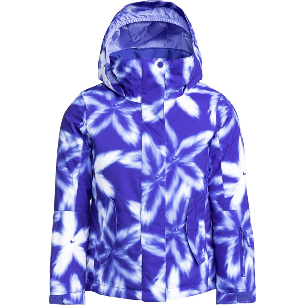 Roxy Jetty Girl Print Jacket - Girls' Bluing Frozen Flower