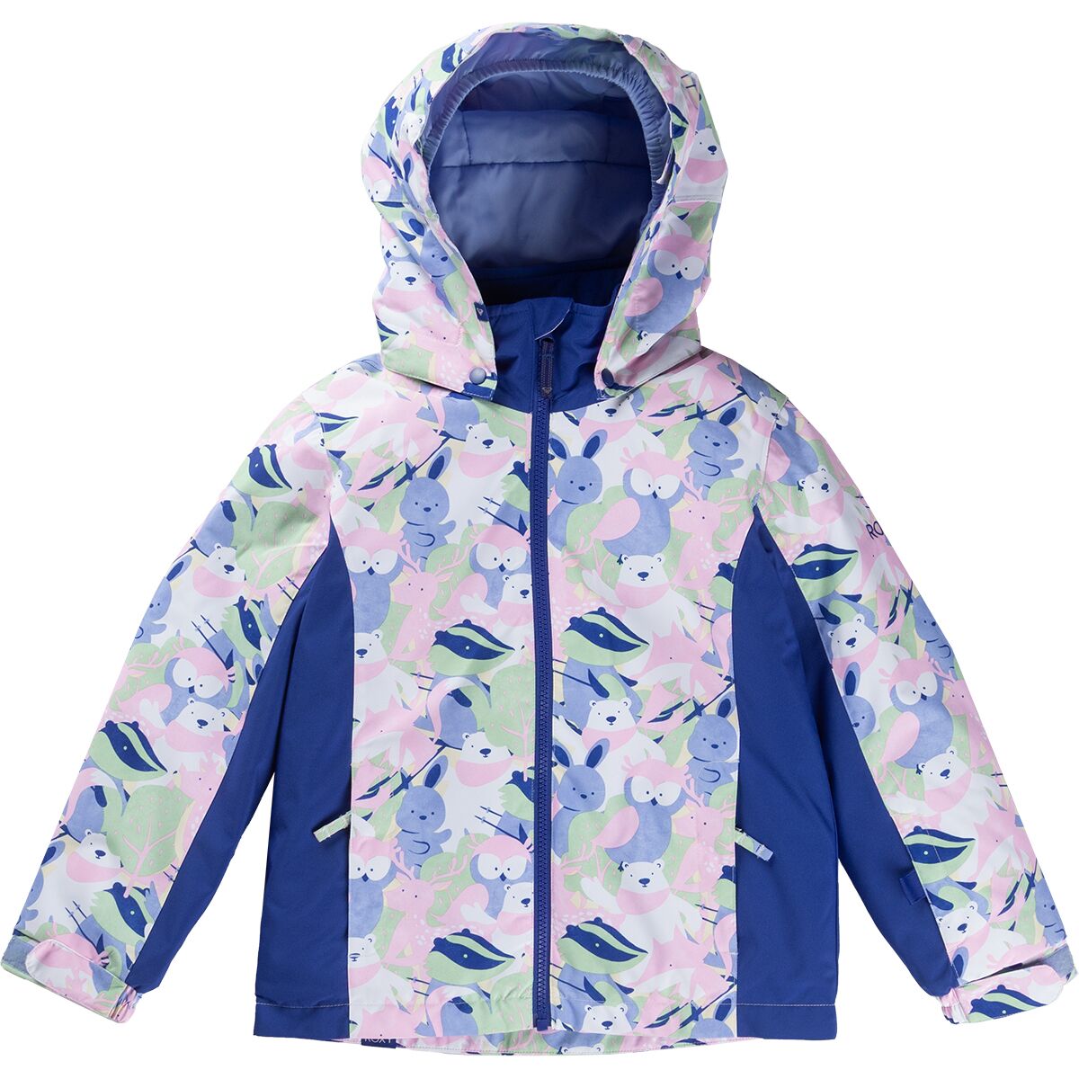 Roxy Snowy Tale Jacket - Toddler Girls' Bright White Mountains Locals
