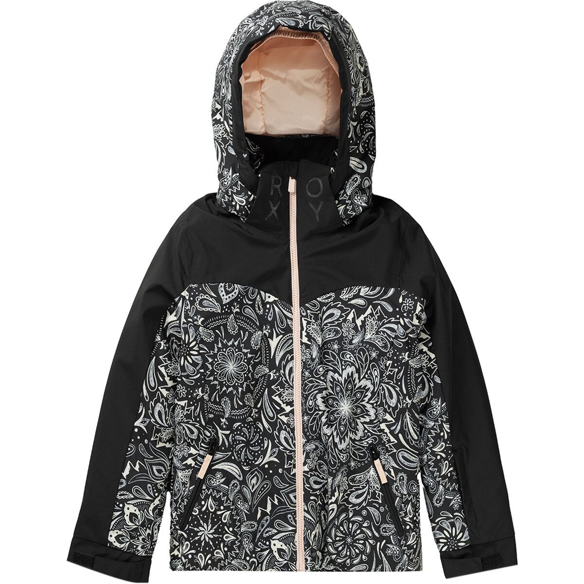 Roxy Free Jet Block Jacket - Girls' Black, S(8)