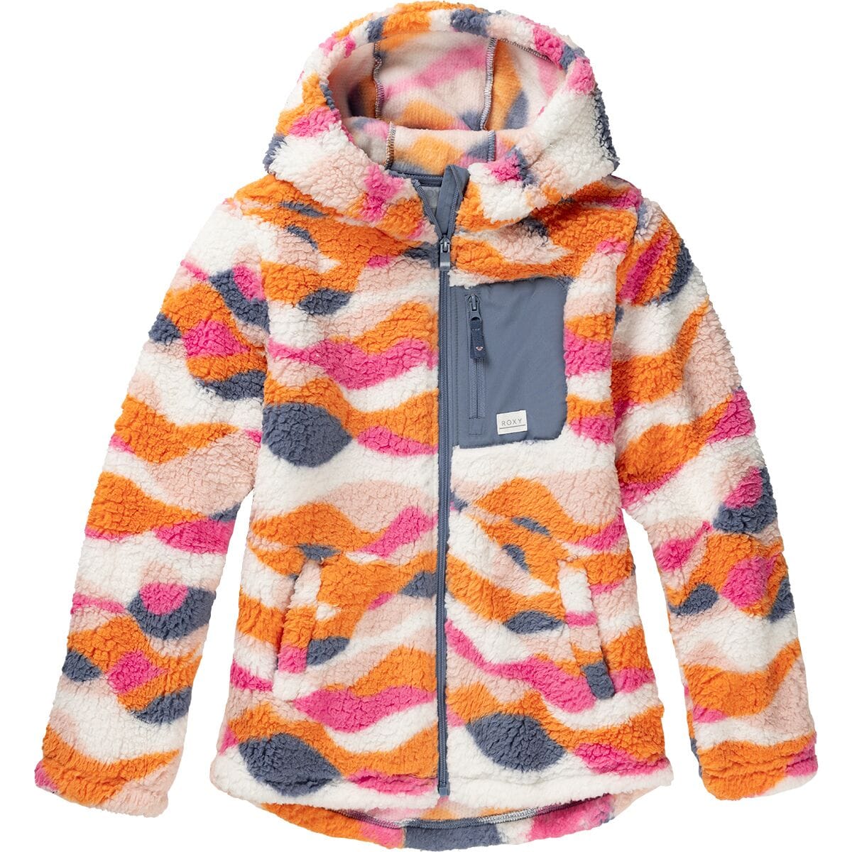 Roxy Printed Fleece Jacket - Girls