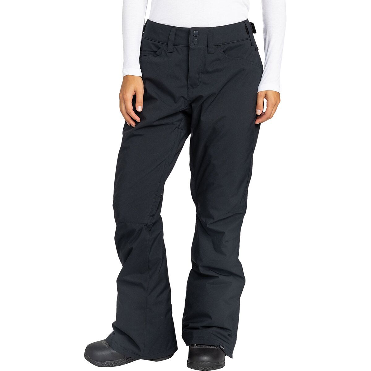 Roxy Backyard Insulated Snow Pant - Women's Anthracite, L