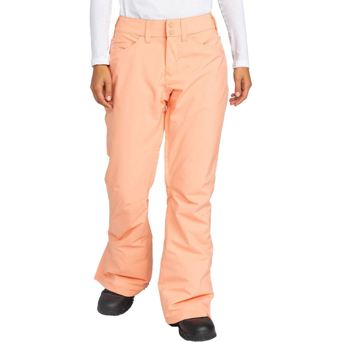 Image of Roxy Backyard Insulated Snow Pant - Women's Peach Pink, L