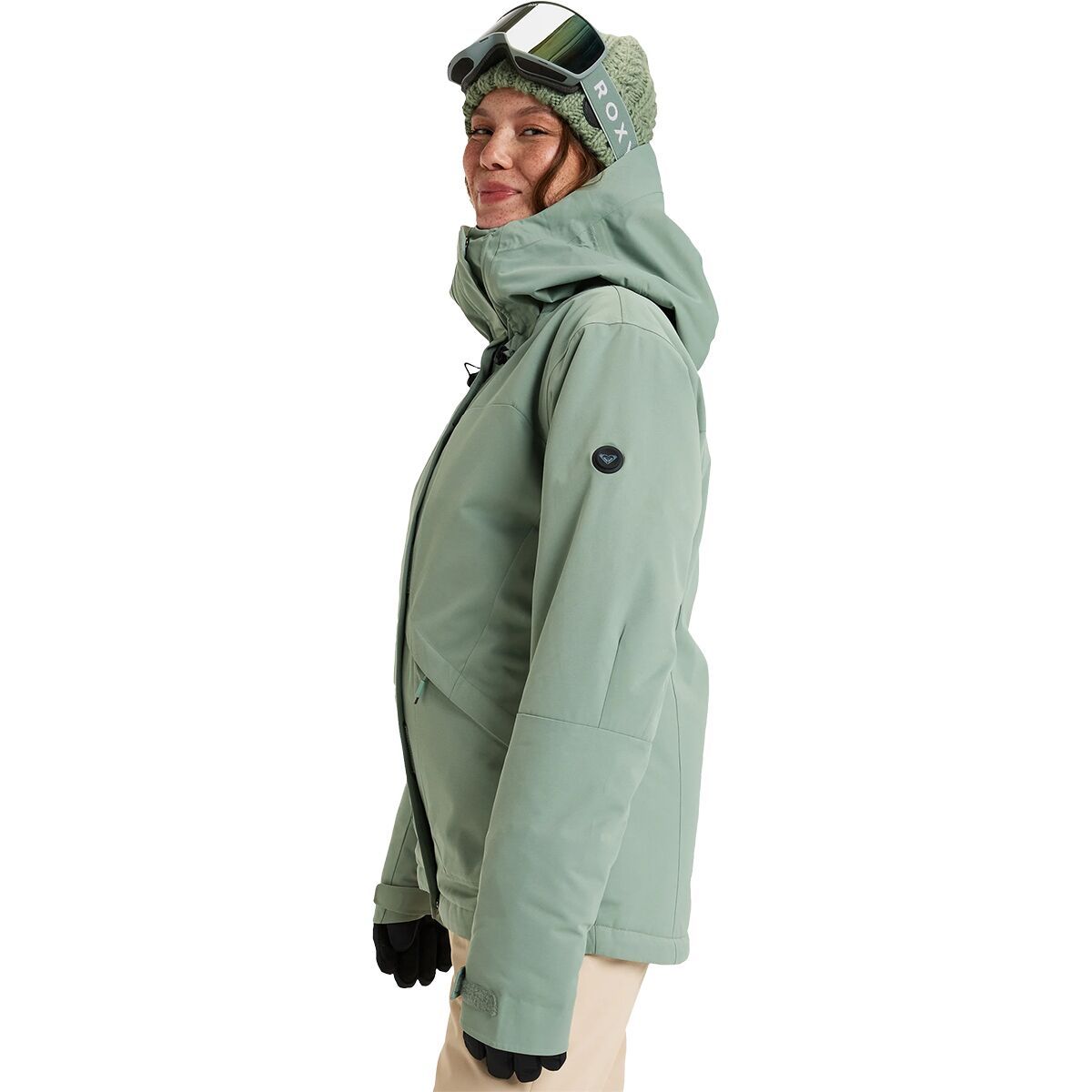 Roxy Illumine Warmlink Snow Jacket - Women's Lily Pad, M