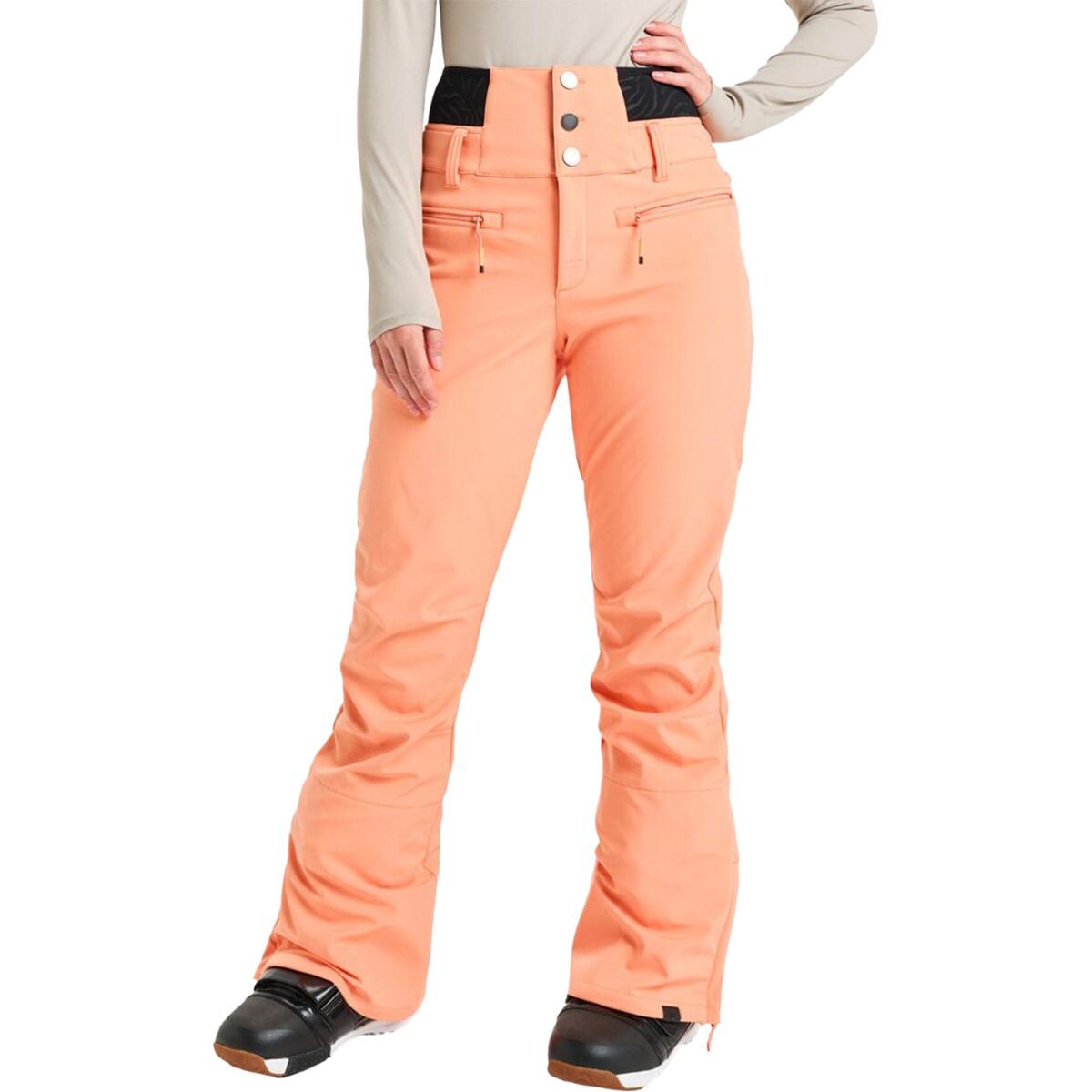 Roxy Rising High Snow Pant - Women's Peach Pink, M