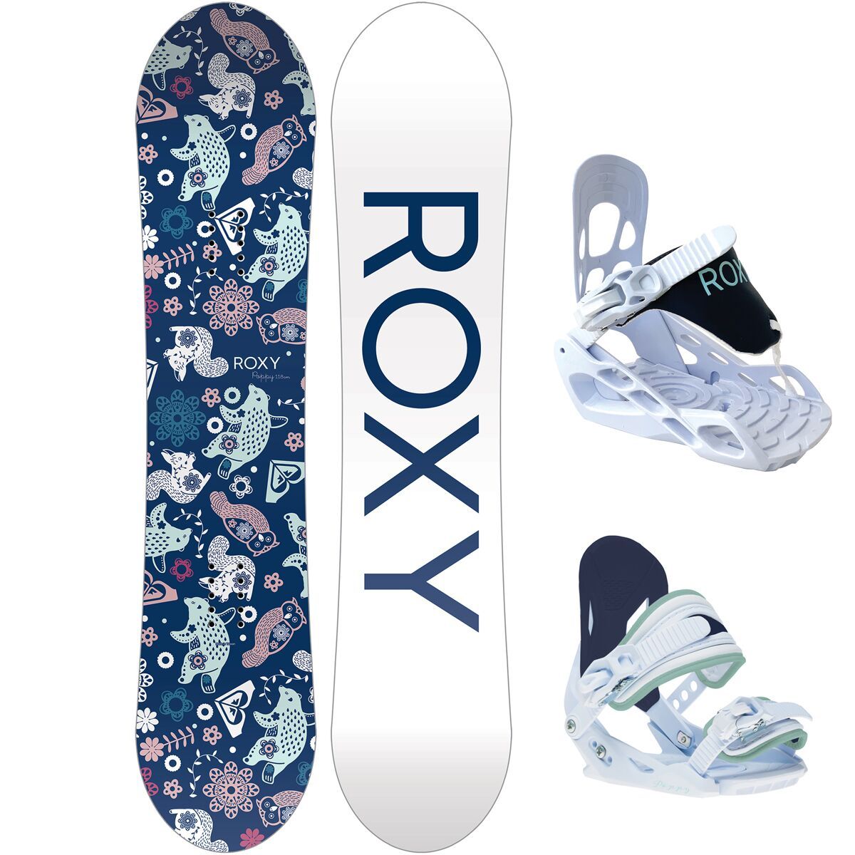 Image of Roxy Poppy Snowboard Package - 2025 - Girls' One Color, 118cm