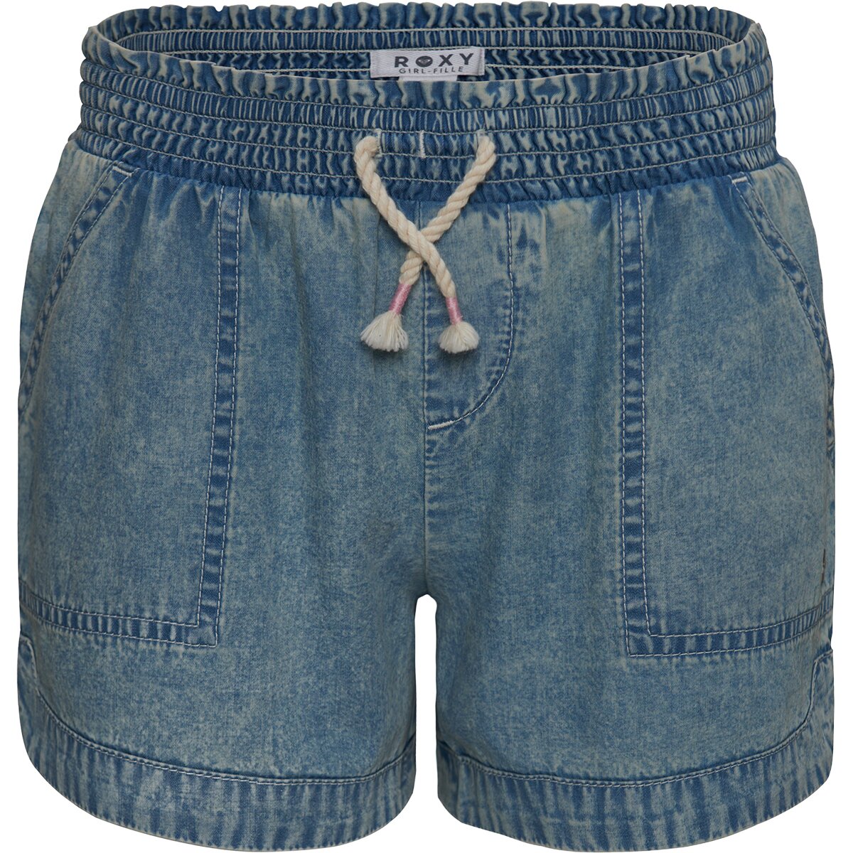 Image of Roxy Soleil Short - Girls' Light Wash, S(7)