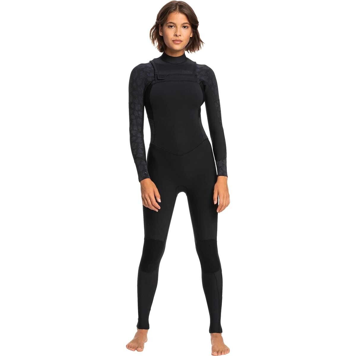 Roxy 3/2 Swell Series FZ GBS Wetsuit - Women's Black, 4