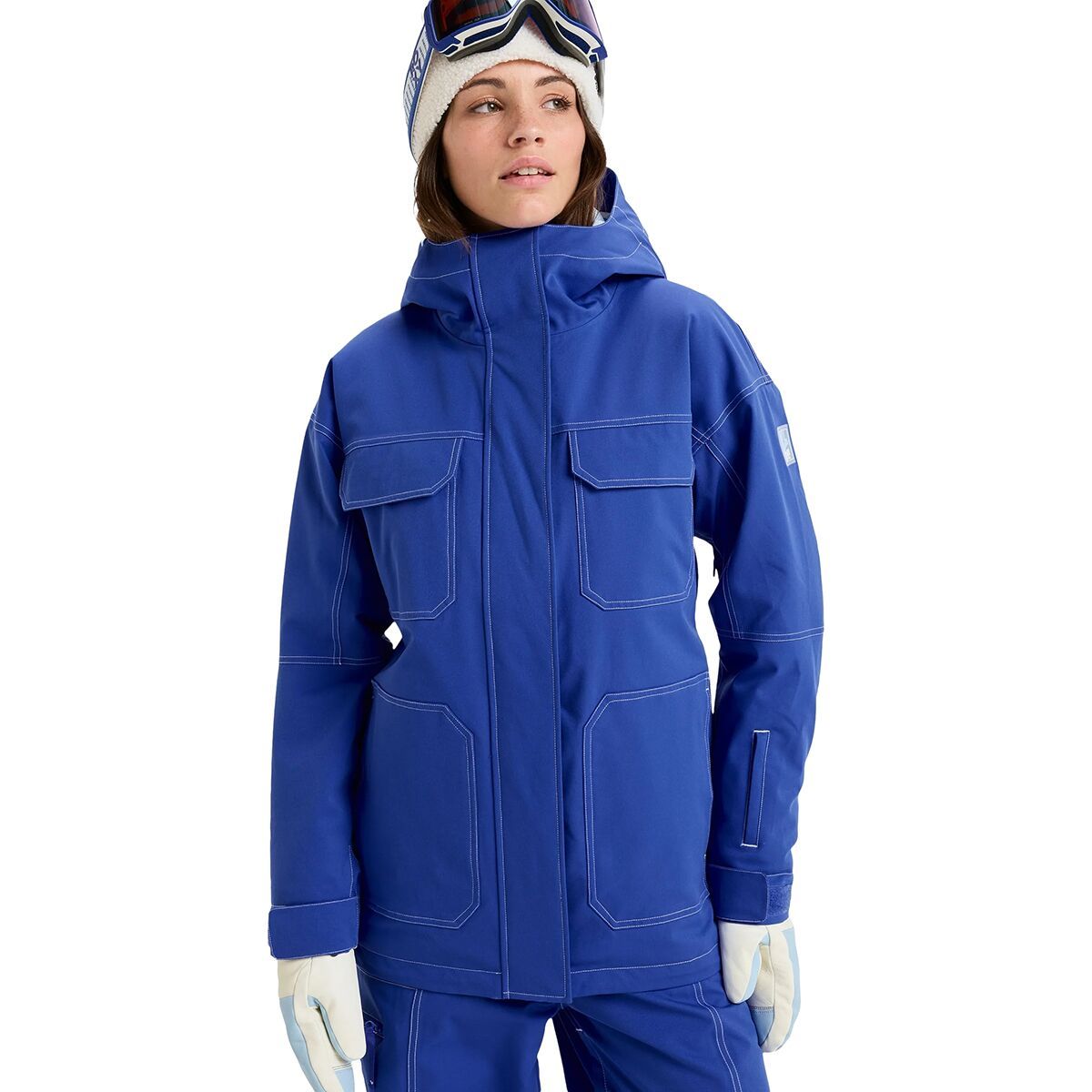 Image of Roxy Chloe Kim Jacket - Women's Dazzling Blue, M
