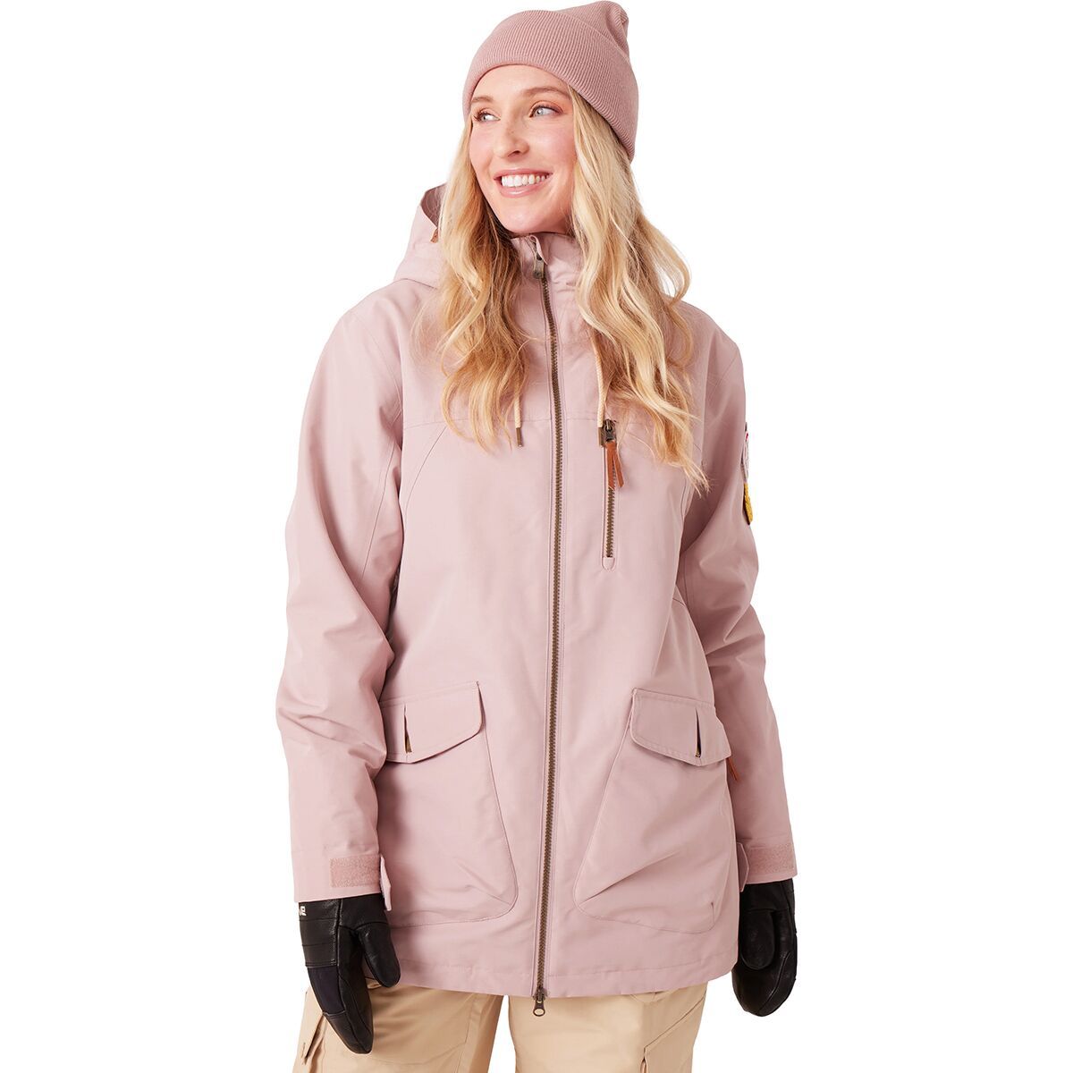 Image of Roxy Free Love Jacket - Women's Adobe Rose, M