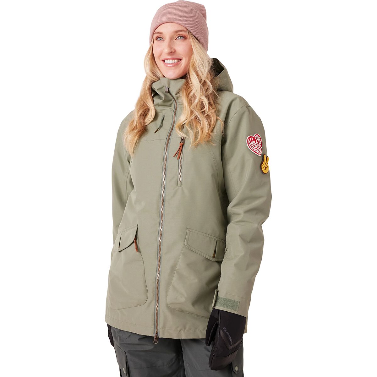 Image of Roxy Free Love Jacket - Women's Sea Spray, XL