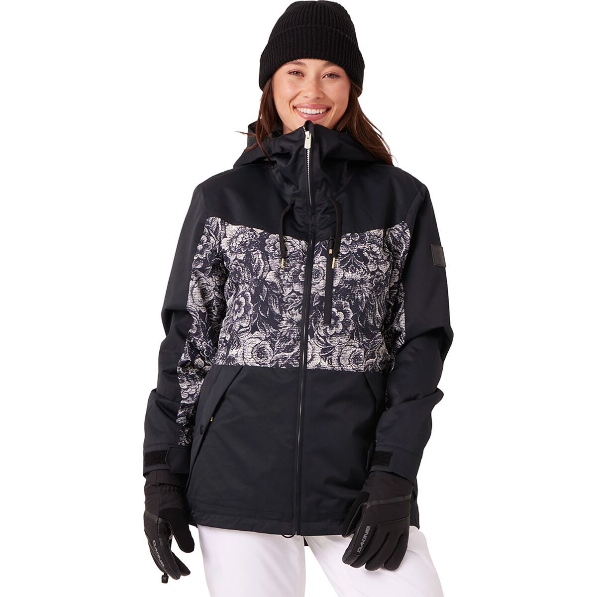 Image of Roxy Presence Block Parka - Women's Black Combo, L