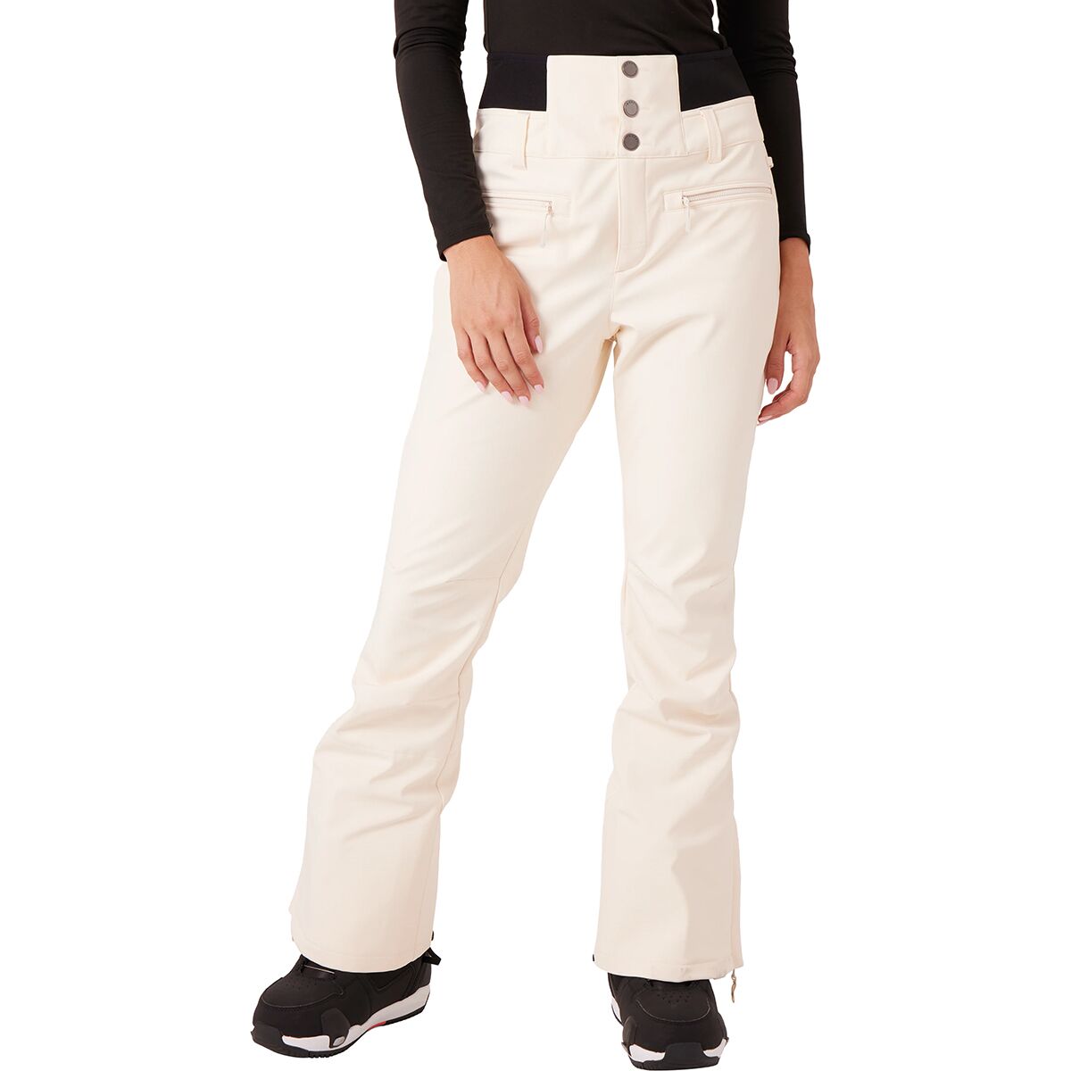 Image of Roxy Rising High Pant - Women's White Asparagus, M/Reg