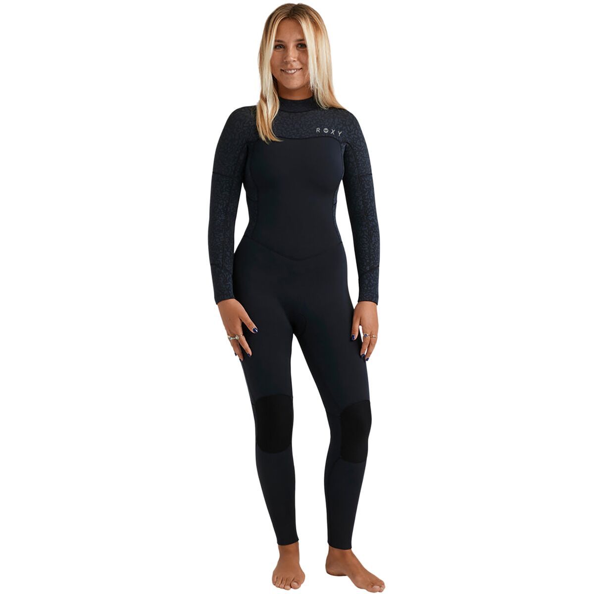 Image of Roxy 3/2mm Swell Series Back Zip Wetsuit - Women's Animal Print, M