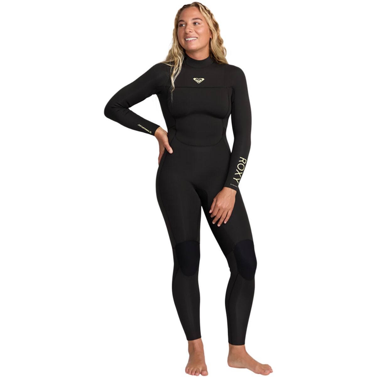 Image of Roxy 4/3 Prologue Back Zip GBS Wetsuit - Women's Black, S