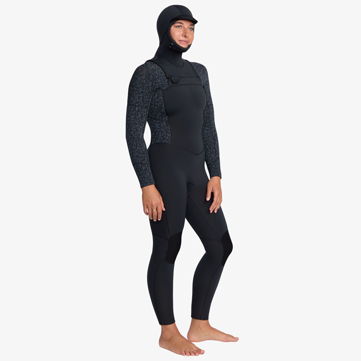 Roxy 5/4/3mm Swell Series Chest Zip Hooded Wetsuit - Women's