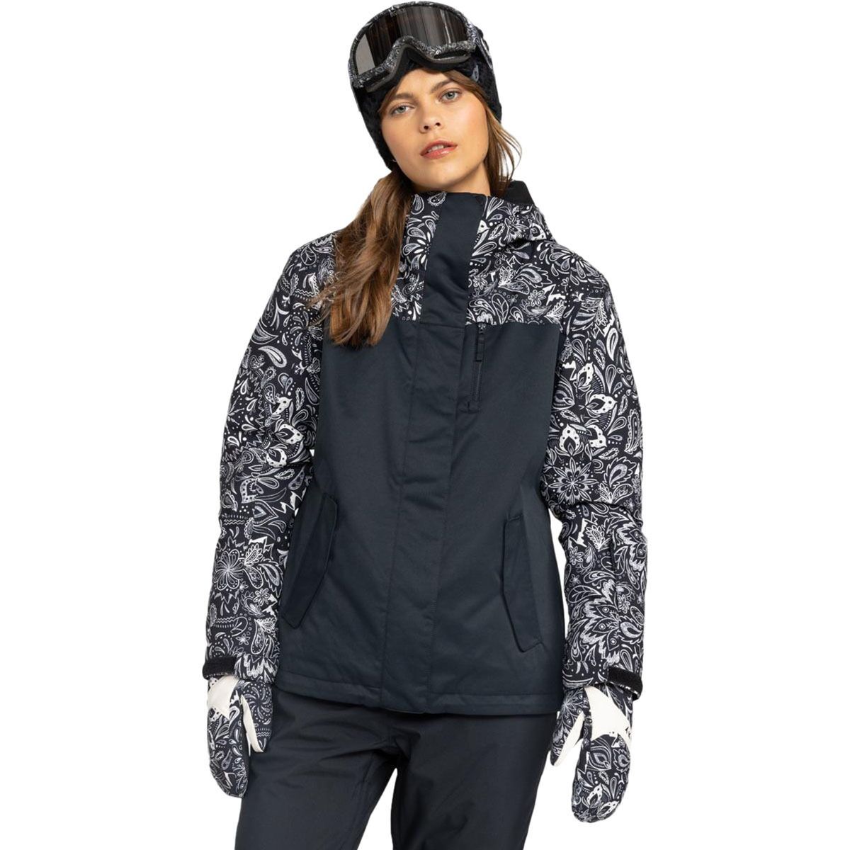 Image of Roxy Jetty Block Jacket - Women's 2025 Anthracite Palm Song Axs, L