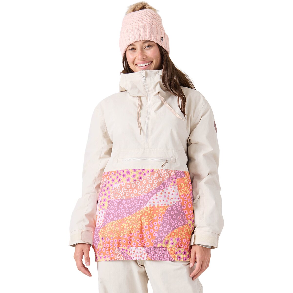 Roxy Roxy Downtown Anorak - Women's Petal Power, XL - $219.95 at Backcountry.com
