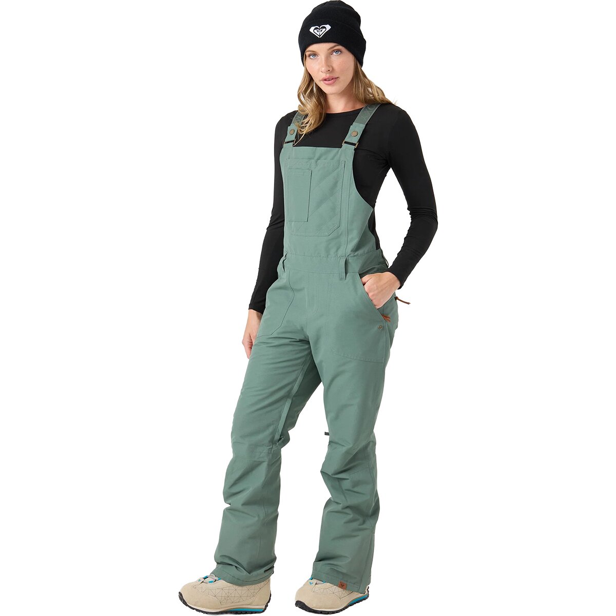 Roxy Roxy Rideout Bib Pant - Women's Duck Green, L - $289.95 at Backcountry.com