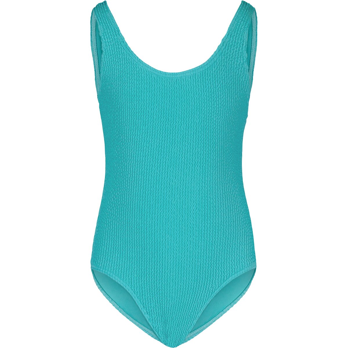 Image of Roxy Crinkle Texture One Piece Swimsuit - Girls' Blue Radiance, 16