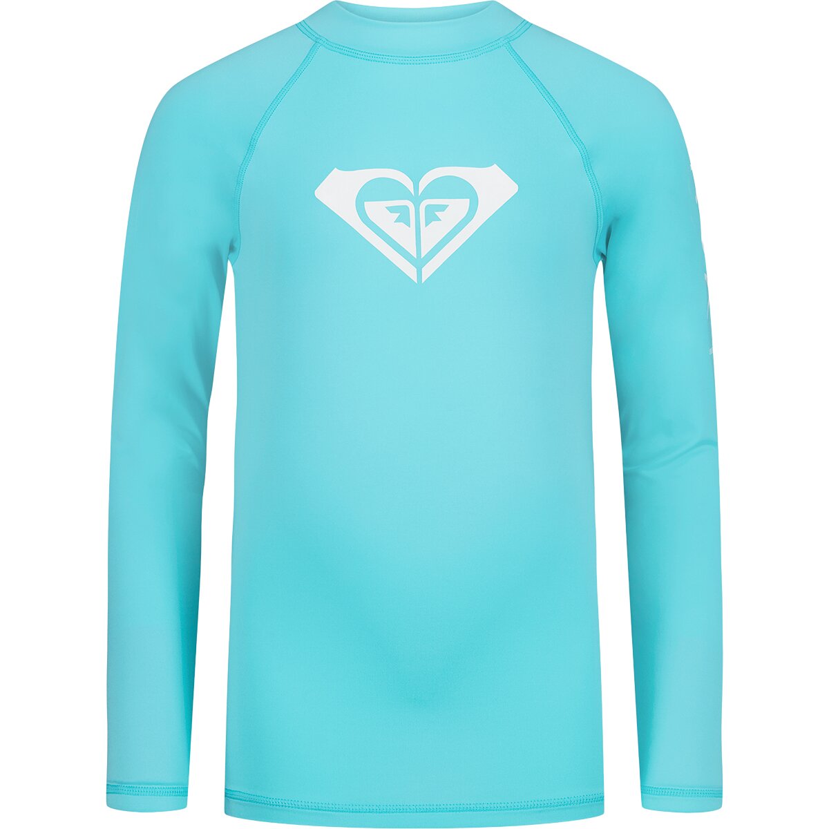 Image of Roxy Whole Hearted Long-Sleeve Rashguard - Girls' Blue Radiance, S(7)