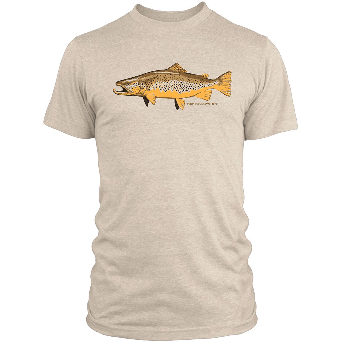 Rep Your Water Artist's Reserve Brown Trout T-Shirt - Men's product image