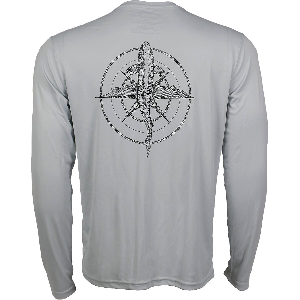 Rep Your Water Brown Trout Compass Sun Shirt - Men's product image