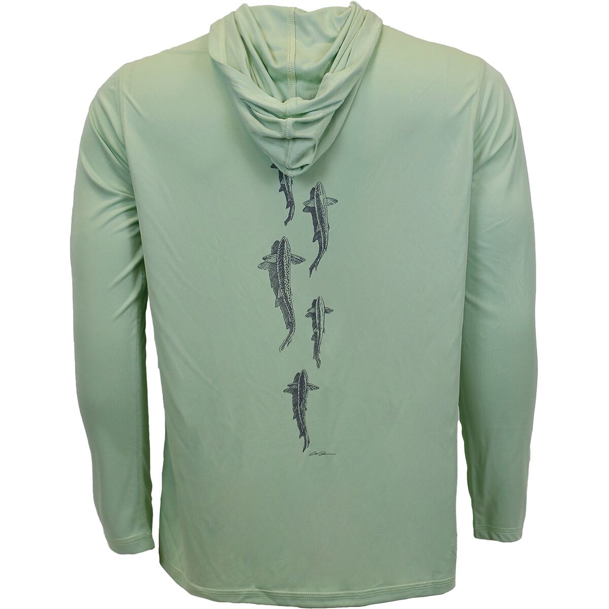 Rep Your Water Trout Country Spine Sun Hoodie - Men's