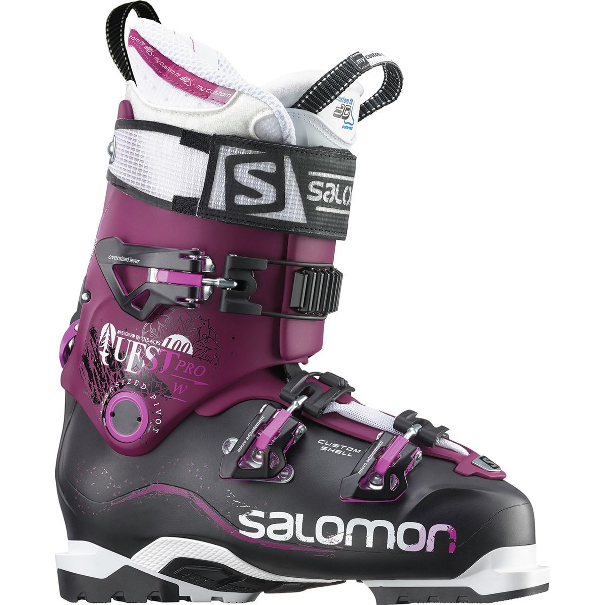 【美品】Salomon Quest Pro 100 W 24.0cm Salomon Quest Pro 100 W Ski Boot - Women's - Ski