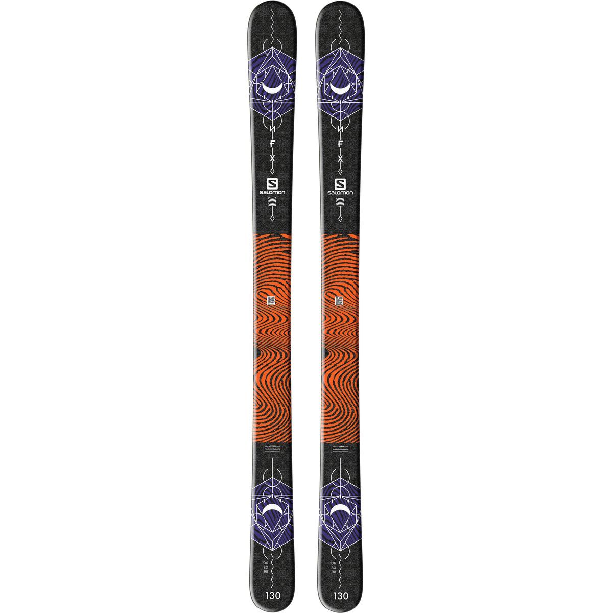 【美品】SALOMON NFX JR 110 キッズ フリースタイルスキー BLA.jpg