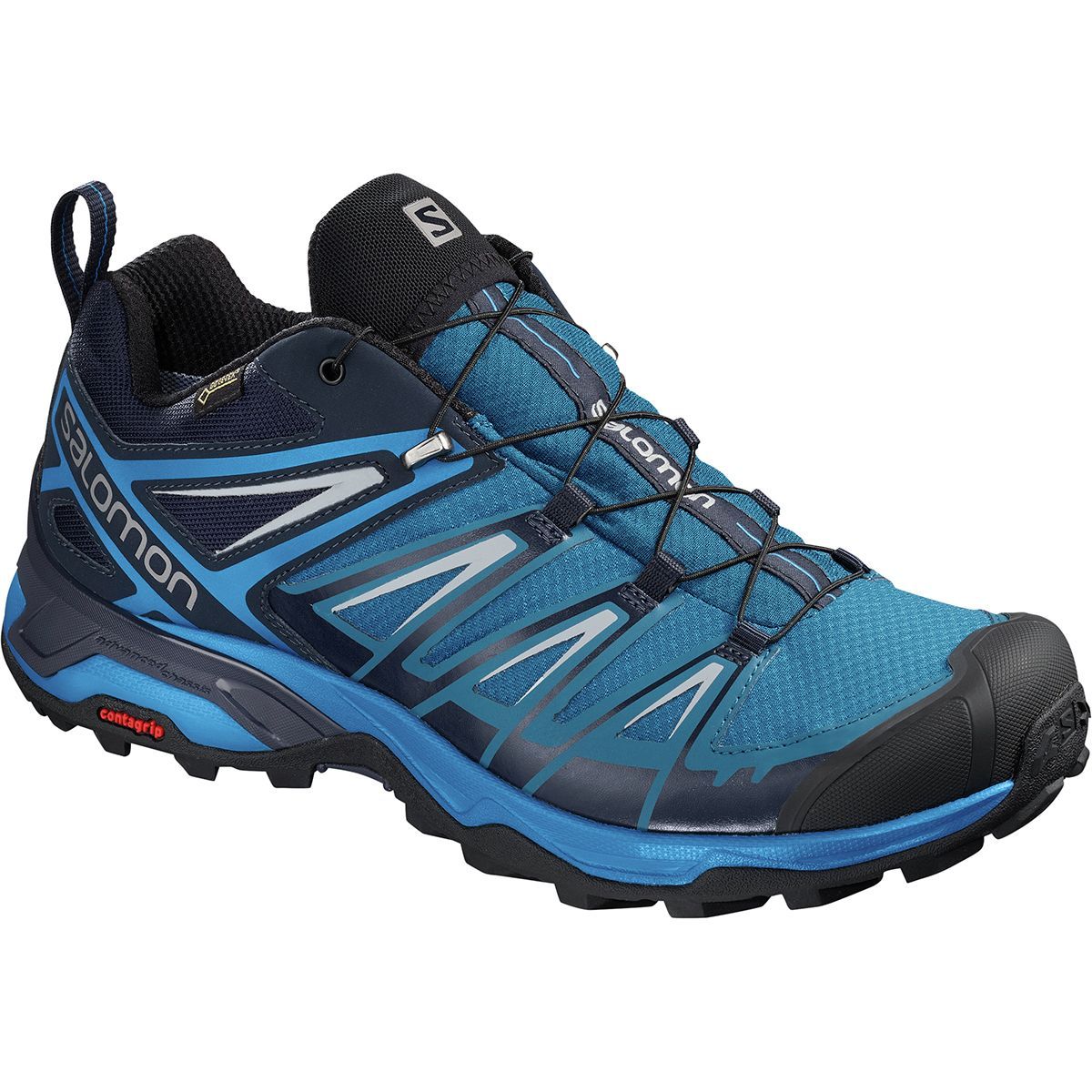 Salomon X Ultra 3 GTX Hiking Shoe - Men's Mykonos Blue/Indigo Bunting/Pearl Blue, US 11.5/UK 11.0