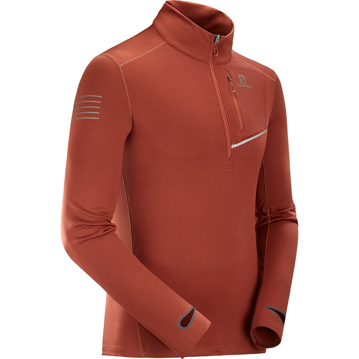 Salomon Fast Wing Mid Long Sleeve Shirt Men s Clothing