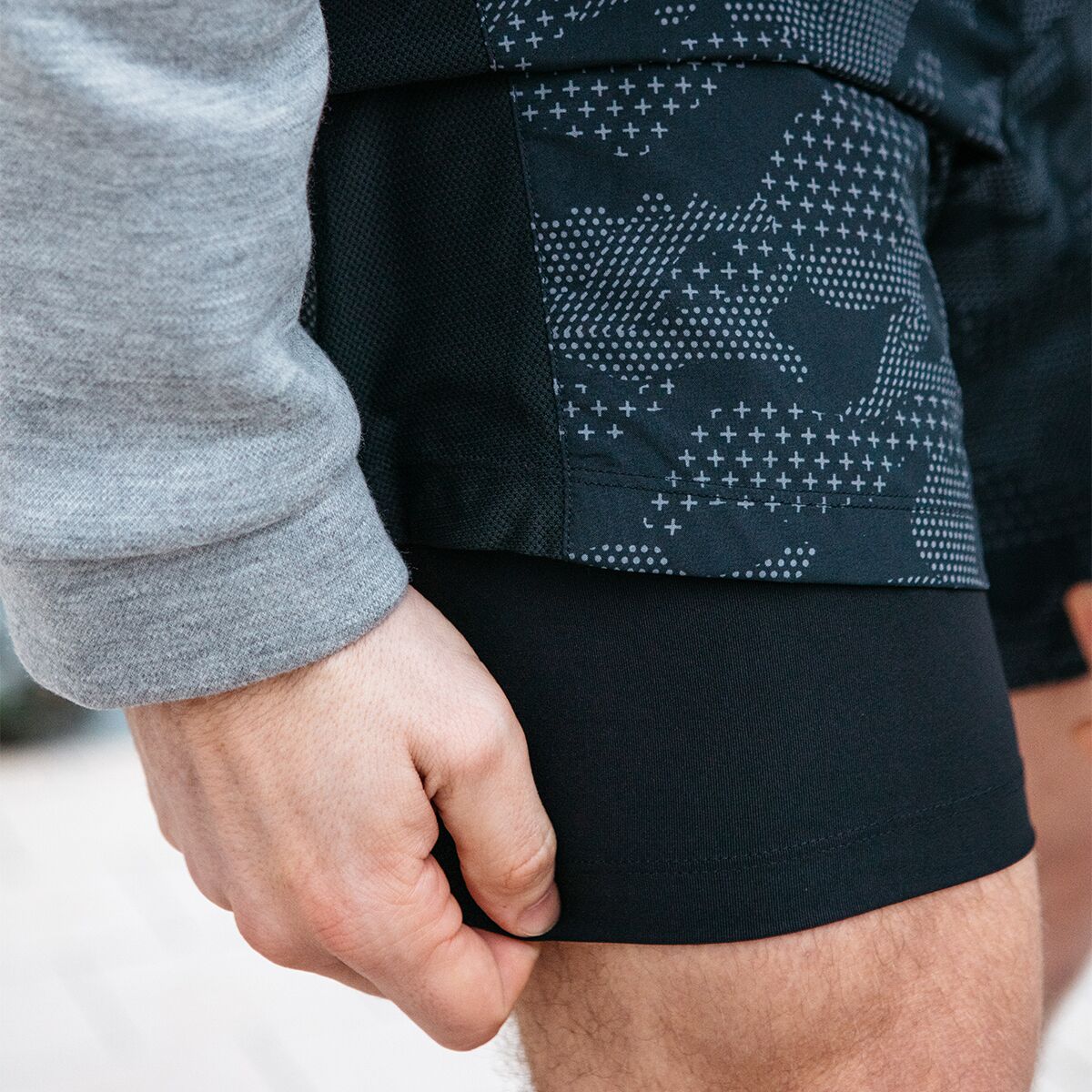 Salomon agile on sale 2in1 short