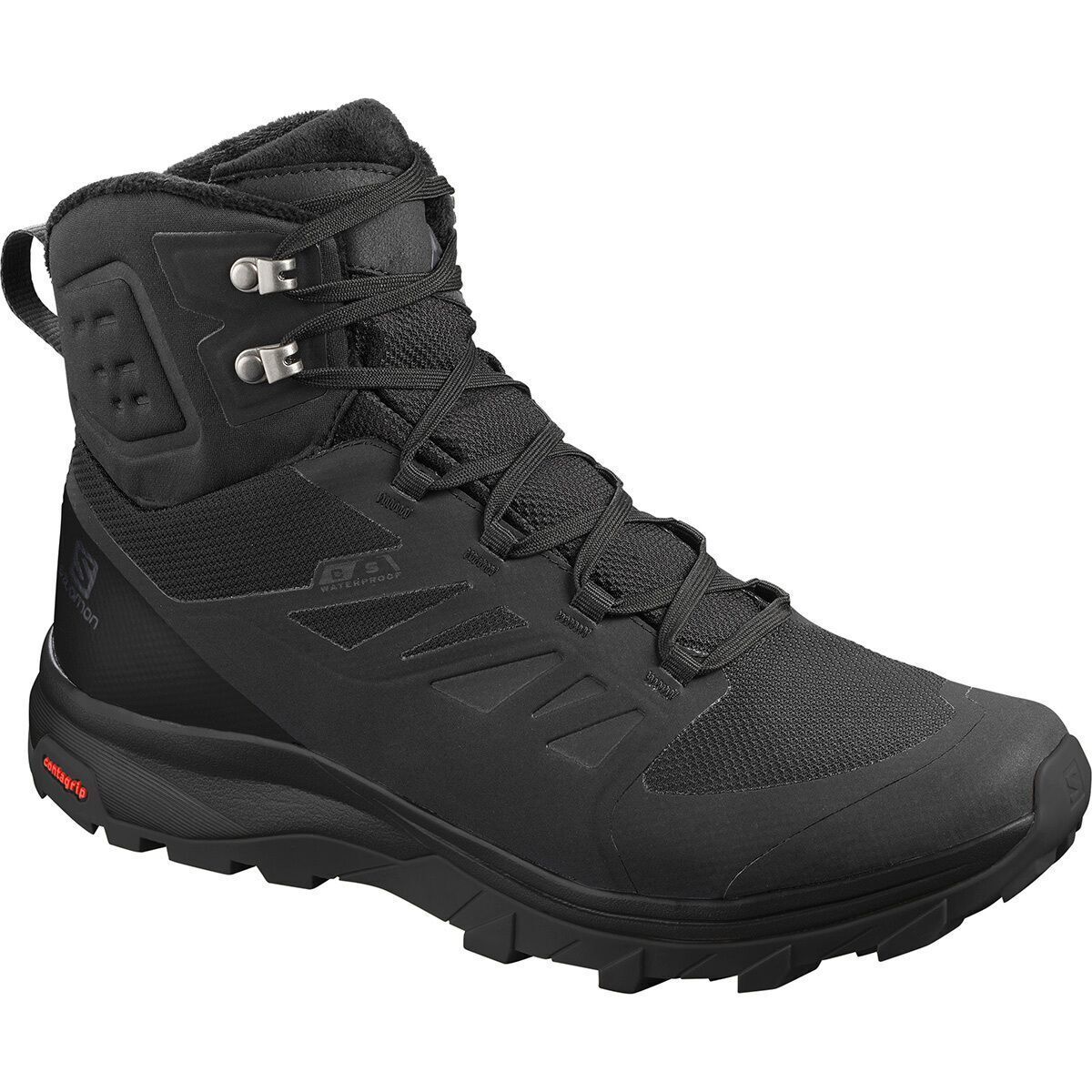 Salomon Outblast TS CS WP Boot - Men's Black/Black/Black, US 7.0/UK 6.5