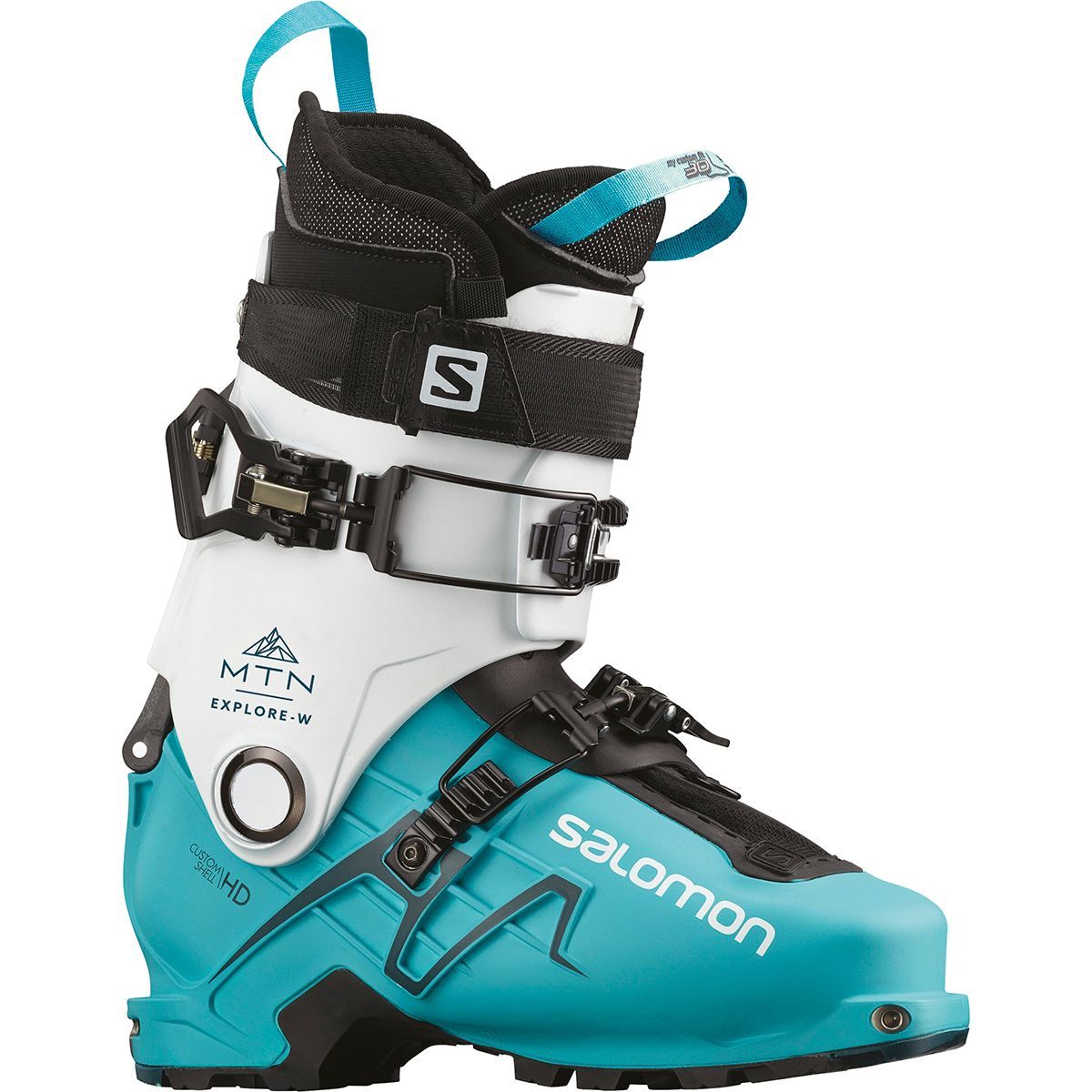 Salomon MTN Explore Alpine Touring Boot - 2022 - Women's White/Scuba Blue/Maroccan Blue, 24.5
