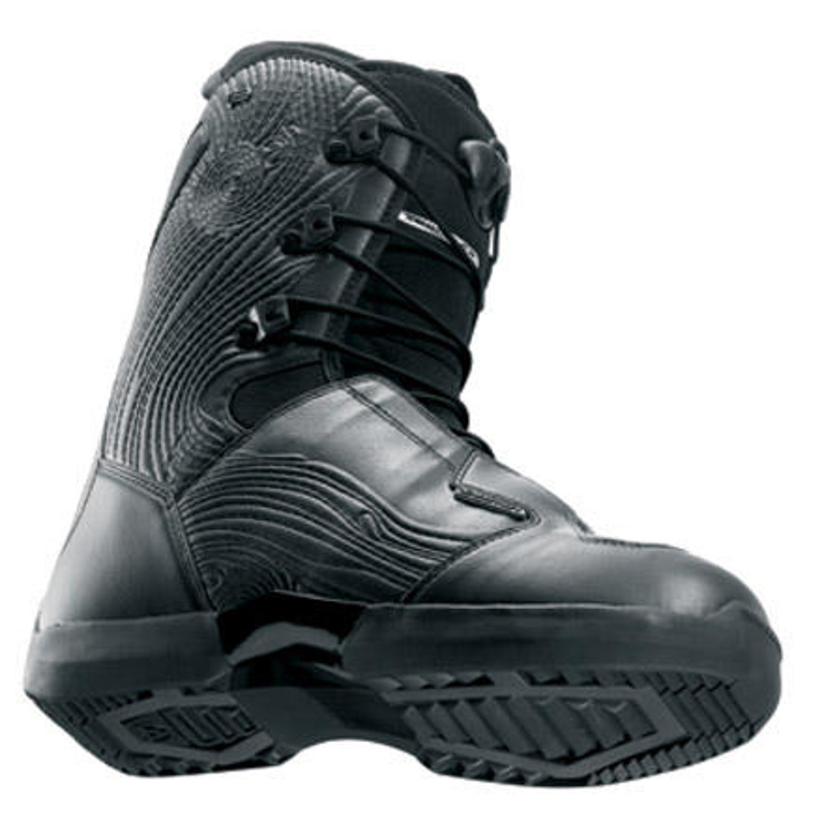 Salomon Men\'s Green Black Self F22 Leather Mid-Calf Snowboarding Boot‎ Size 9 MALAMUTE Snowboard boots - All-Mountain - Men | Salomon main image 2