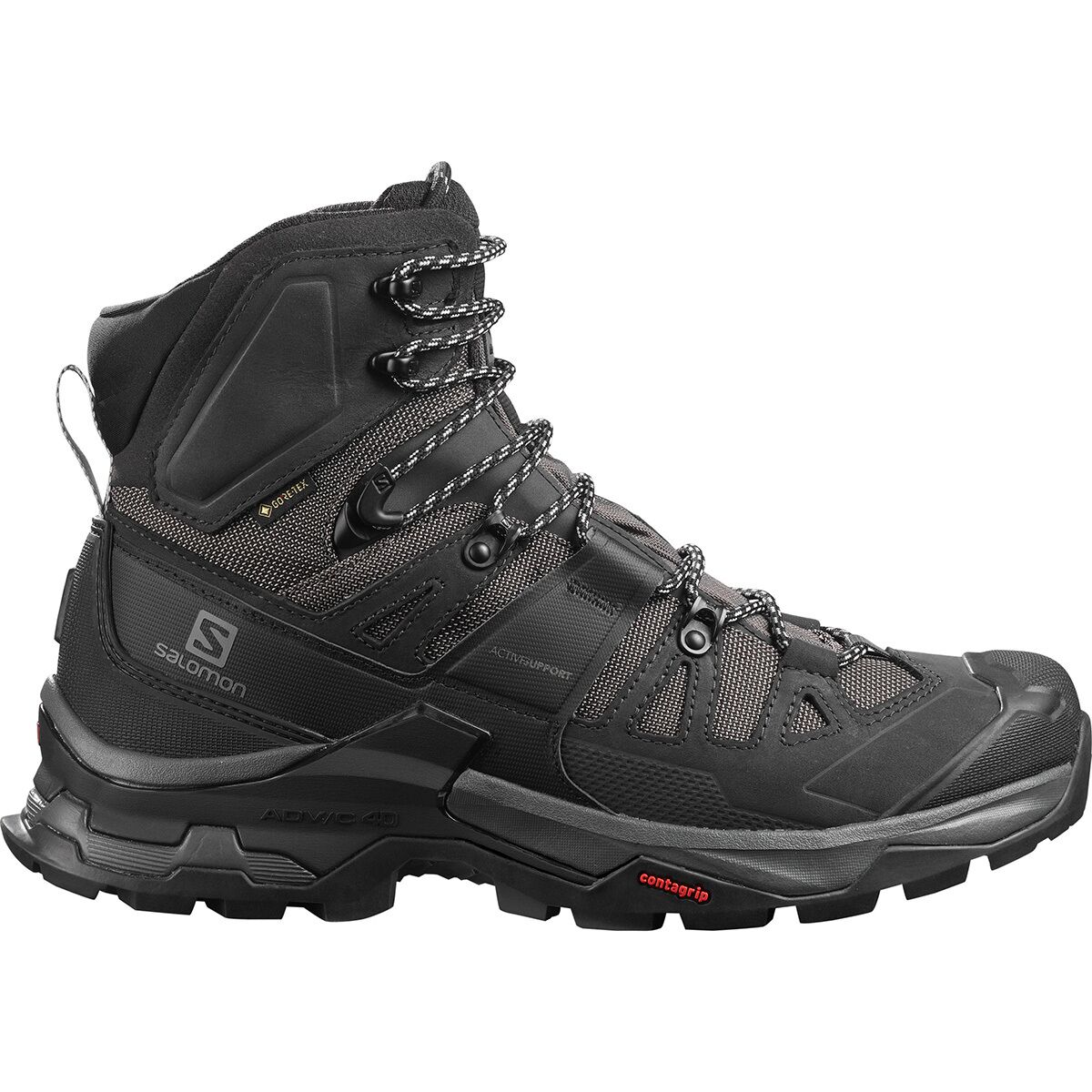 Salomon Quest 4 GTX Backpacking Boot - Men's Magnet/Black/Quarry, US 8.5/UK