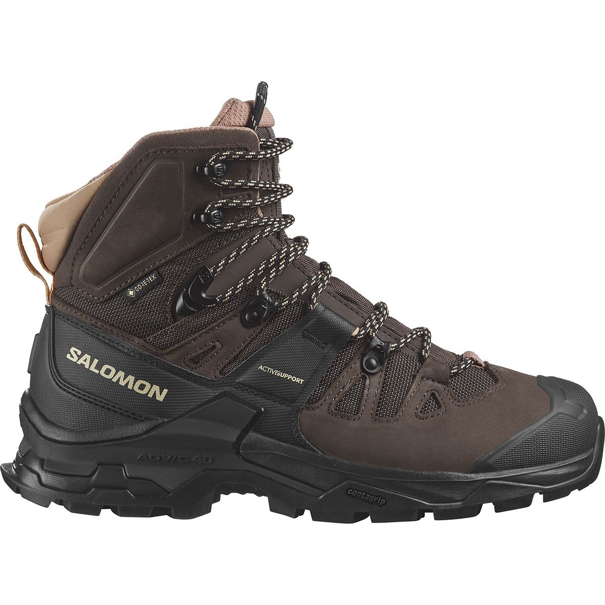 Image of Salomon Quest 4 GTX Boot - Women's Shopping Bag/Black/Cork, US 9.0/UK 7.5
