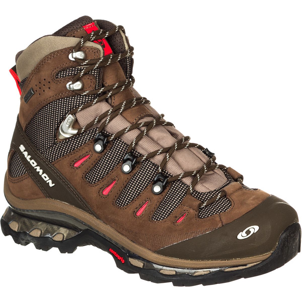 Salomon Quest 4 GTX Boot - Women's Shrew/Burro/Papaya-B, US 7.5/UK 6.0