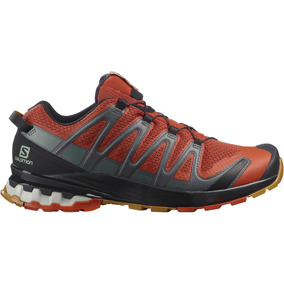 Salomon XA Pro 3D V8 Shoe - Men's Rooibos Tea/Black/Cumin, US 12.5/UK 12.0